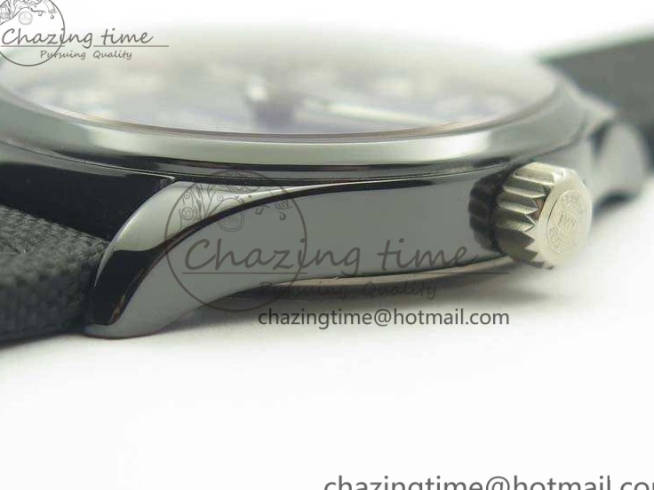 MIROTIME 0406 HighQuality Mark XVIII LAUREUS IW324703 Black Ceramic MKF Best Edition On Black Nylon Strap A 7218